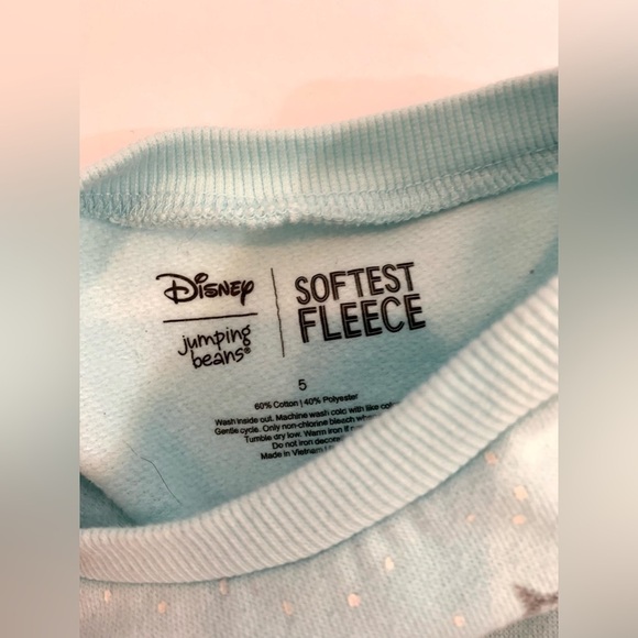 2 Girls Disney Frozen Long-Sleeve Shirt (ADAPTIVE) and Sweatshirt Size 5 - Picture 2 of 8